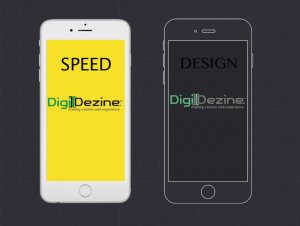 Iphones design image for web designer website