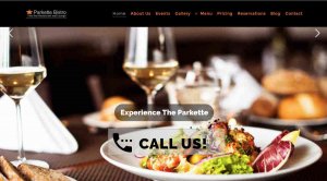 Restaurant Website Screenshot For Web Designer