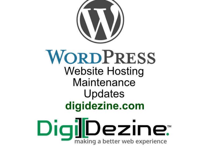 Wordpress Maintenance Website Hosting text image