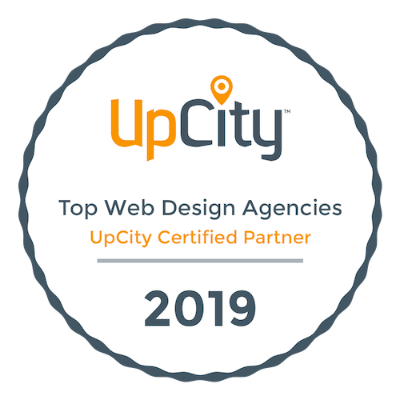 upcity certified web design partner 2019