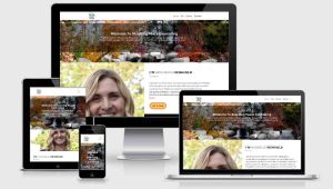 screenshot image showing therapist website for all devices