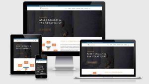 wealth management consultants all device image used by web designer
